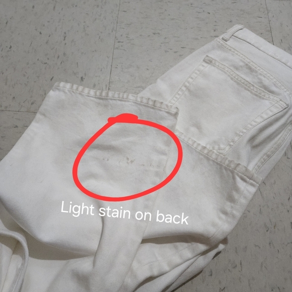 MNG |  White Straight Leg Jeans Crisp Minimalist Style , Miranda - Picture 13 of 13